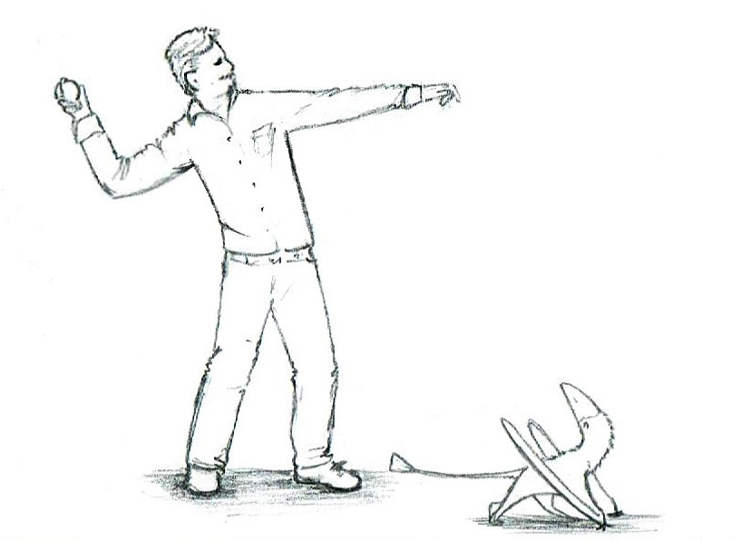 That moment of anticipation before the ball is thrown.