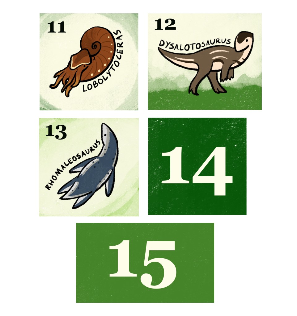 Days 11-15 of the count down