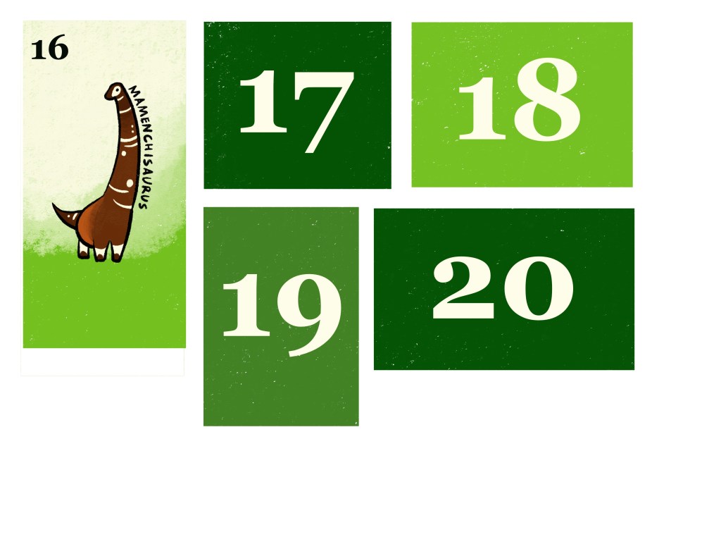 Days 16-20 of the count down