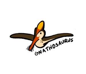 Gnathosaurus, a pterosaur with a spatula bill of needle teeth.