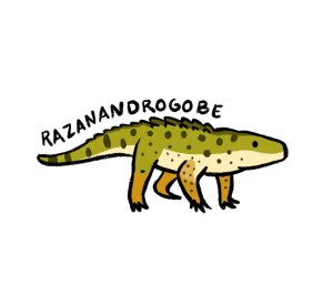 Razanandrogobe, the bone-crunching lion-croc